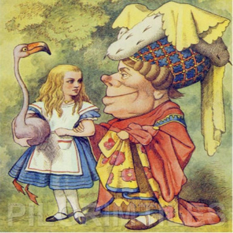 Alice In Wonderland Tile ref 16 ~ Pilgrim Tiles