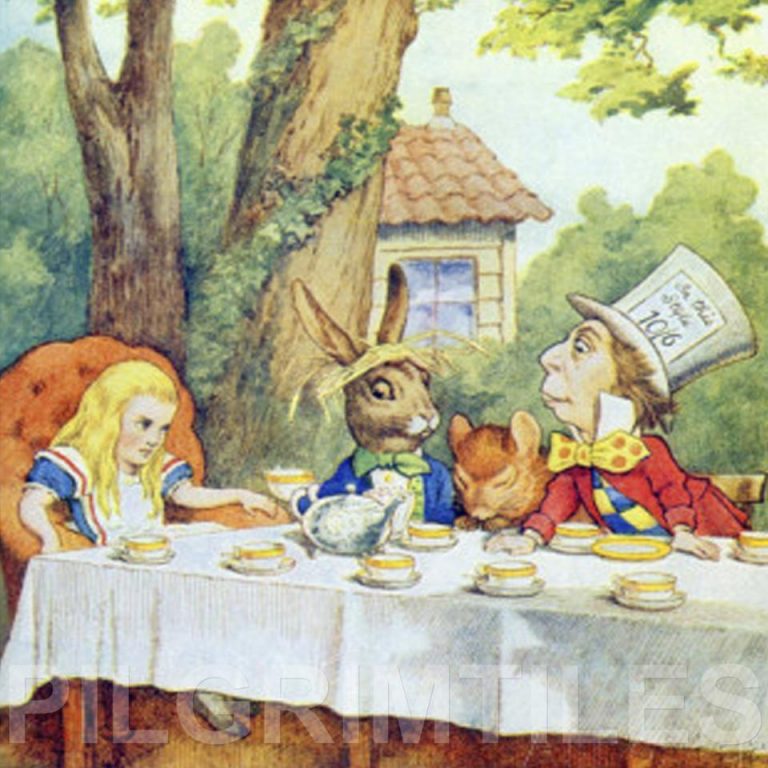 Alice In Wonderland Tile ref 31 ~ Pilgrim Tiles