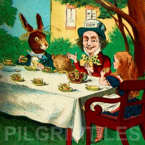 Alice In Wonderland Tile ref 52 ~ Pilgrim Tiles