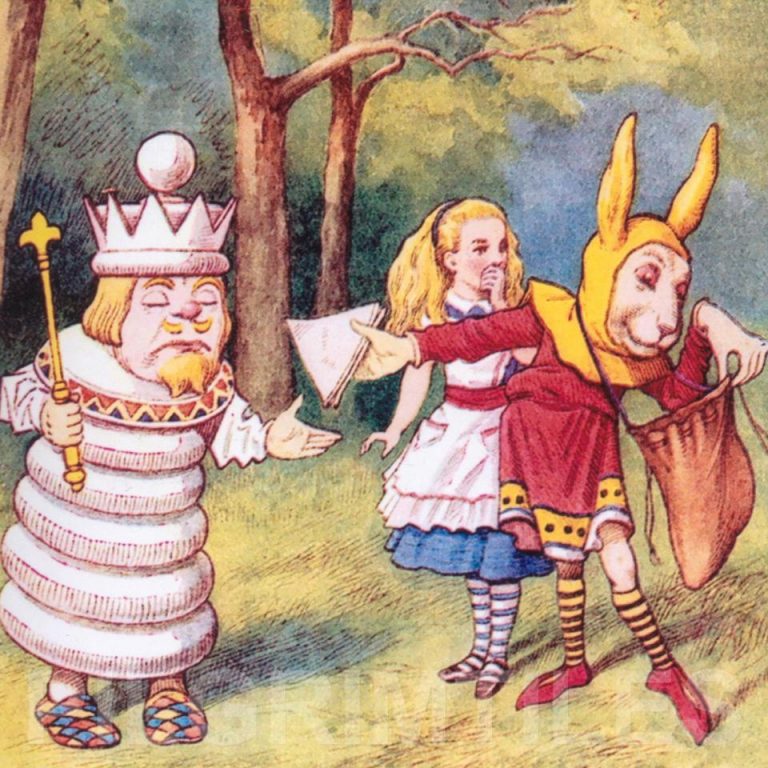 Alice In Wonderland Tile ref 52 ~ Pilgrim Tiles