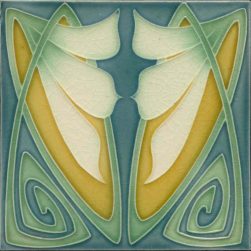 Art Nouveau Tiles ref 20 ~ Pilgrim Tiles