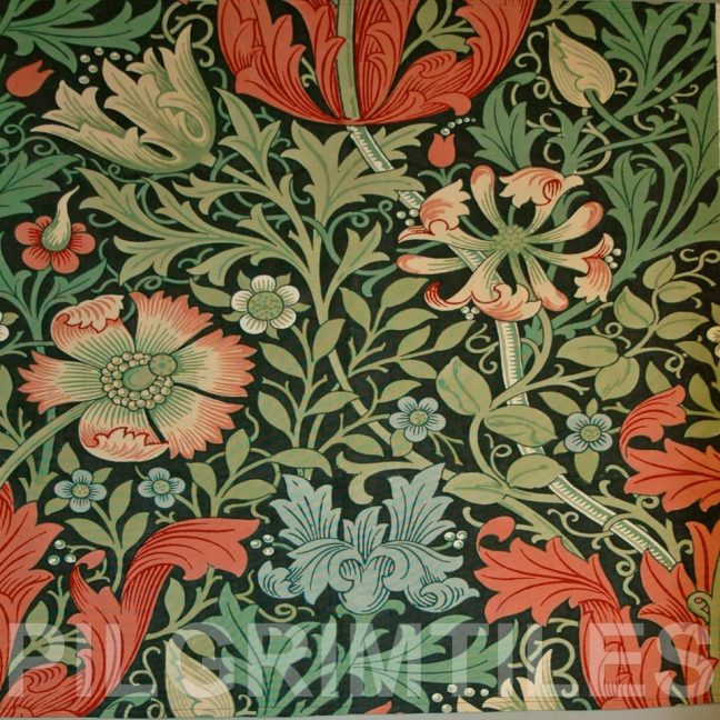 William Morris Arts & Crafts tiles ref 12 ~ Pilgrim Tiles
