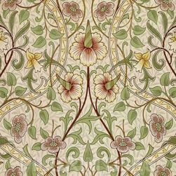 William Morris Daffodil ceramic or porcelain tiles ~ Pilgrim Tiles