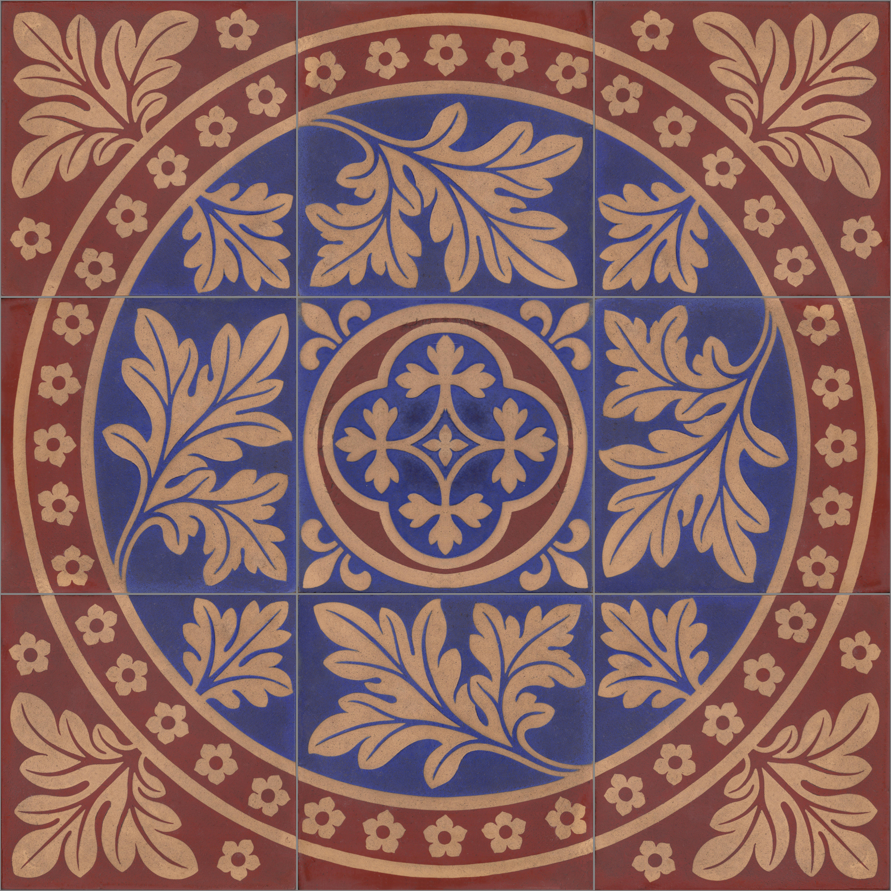 Pugin Fabric, Wallpaper and Home Decor | Spoonflower