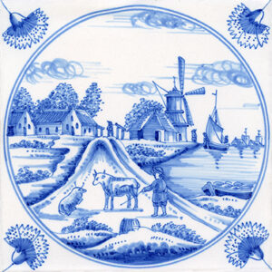 Delft Style Tile ref 23