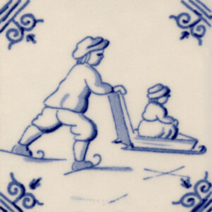 Delft Style Tile ref 35