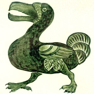 William De Morgan Dodo tiles green