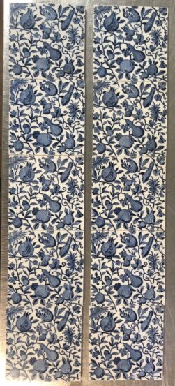 Original Antique Minton Aesthetic Movement Victorian Fireplace 10 Tile Set