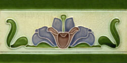 Art Nouveau Border Tile ref 4