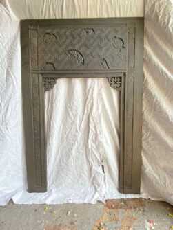 Very Rare ! Original Antique Thomas Jeckyll Aesthetic Movement Cast Iron Fireplace Insert ref i904